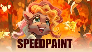 YCH Leaf Fall  MLP  SPEEDPAINT [upl. by Leksehcey]