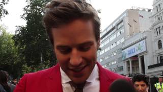 Armie Hammer on the Lone Ranger UK red carpet [upl. by Acissev473]