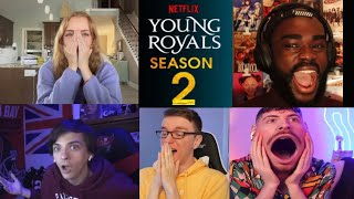 People reacting to the Season 2 ending of Young Royals [upl. by Ewart]