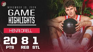 Henri Drell 20 points Highlights vs San Diego Clippers 11102024 [upl. by Zak735]