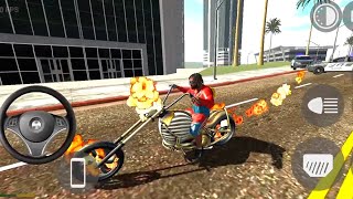 Ultimate Gost Rider Bike Driving Gameplay 🤩 Indian Bike Driving 3D Games  Best Mobile Games 🎮 [upl. by Sunshine]