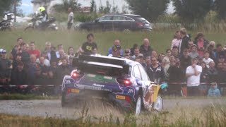 WRC Ypres Rally 2022  Day 1  Crash  Flat Out  Action [upl. by Nerraj]