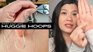 Learn to Make Silver Huggie Hoops  Metalsmithing Basics [upl. by Aivlys]