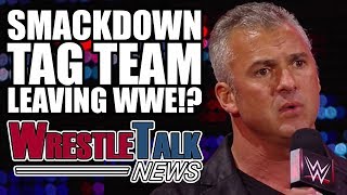 Rumor Smackdown Tag Team Leaving WWE  WrestleTalk News July 2017 [upl. by Gorrono539]