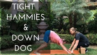 Down Dog for Tight Hamstrings Yoga for complete beginners [upl. by Oznerol]