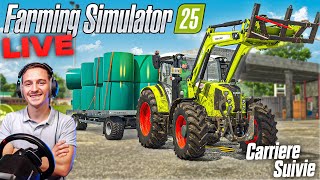 ON AVANCE SUR LA CARRIERE SUIVIE  FARMING SIMULATOR 25 [upl. by Anerres]