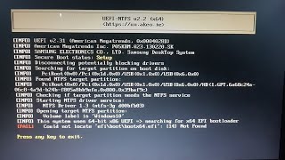 Could not locate efi\boot\bootx64efi 14 Not Found  Trouble when installing windows 10 how to [upl. by Nachison442]