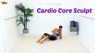 Cardio Core Abs Workout  BARLATES BODY BLITZ Cardio Sculpt Core [upl. by Kerwin]