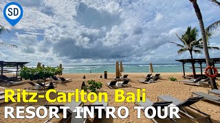 Nusa Dua Bali Luxury Hotel  5 Star RitzCarlton Resort Tour [upl. by Akihsar552]