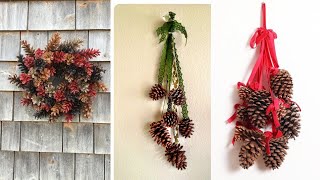 Pinecone Hanging on Walls Desigs Ideas for Your Decorations [upl. by Janicki713]