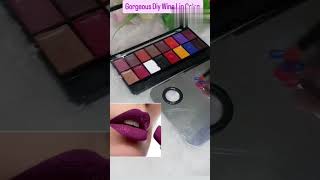 Gorgeous Diy wine lip colour lipstickhack trending viralvideo shorts juhianand subscribe 🔥🔥✅✅ [upl. by Aevin2]