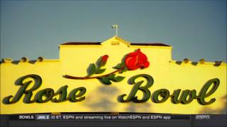 ESPNs 2016 Rose Bowl open  Narrated by Brent Musburger [upl. by Stets]