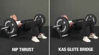 Hip Thrust vs Kas Glute Bridge  Mirafit [upl. by Sobel]