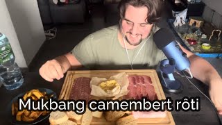 ASMR  MUKBANG CAMEMBERT ROTI CHARCUTERIE TOAST ET POTATOES [upl. by Dilan]