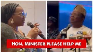 Woman Cries Out To Min Of Works During Consultations That Her Property Is At Risk [upl. by Sirronal]