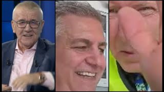 “Erdhi gjermani o Ylli…” Shakohoxhën e quotnxjerrinquot nga stadiumi gjatë intervistës video [upl. by Ardel662]