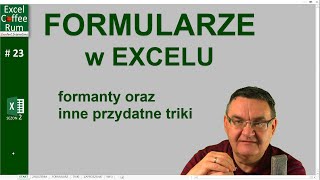 Formularze w Excelu zastosowanie formantów [upl. by Zahavi]