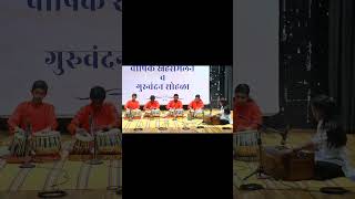 indianmusic tabla taal Jhaptaal uthan  Students of surtaalsangeetvidyalaya9332 [upl. by Fromma]