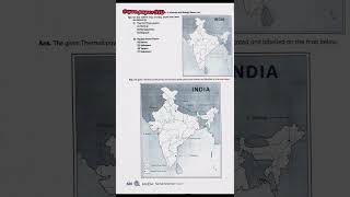 class 10 sst most important maps questions shorts [upl. by Addiego]