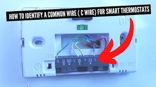 How To Identify A Thermostat Common Wire C Wire amp What It Does For Smart Thermostats [upl. by Camilo336]