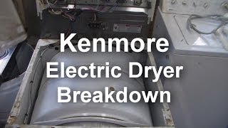 How to Take Apart a Kenmore Dryer [upl. by Allehs]