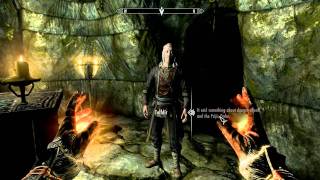 Lets Play Skyrim  Under Saarthal Winterhold College Quest [upl. by Viradis301]