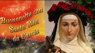 🌟Buonanotte con Santa Rita da Cascia🌟 GIF 🌟 [upl. by Lenoel]