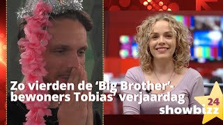 Zo vierden de ‘Big Brother’bewoners Tobias’ verjaardag [upl. by Nivahb]