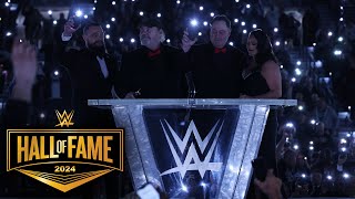 The US Express honor Bray Wyatt with firefly tribute 2024 WWE Hall of Fame highlights [upl. by Smaoht]