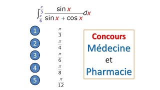 CONCOURS MEDECINE ET PHARMACIE QUESTION N 50 [upl. by Navis]