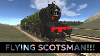 THE FLYING SCOTSMAN OUT IN TRAIN AND RAIL YARD SIMULATOR [upl. by Ahsehat]