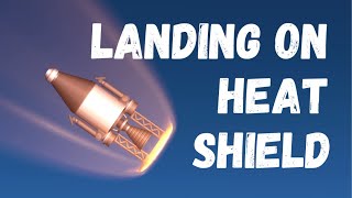 Landing with a Heat Shield  Spaceflight Simulator [upl. by Esirrehc]