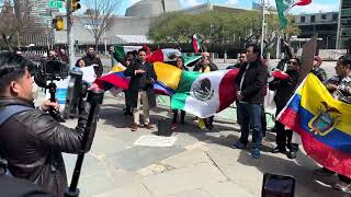 EN PROTESTA ANTE LA ONU POR INVASIÓN DE NUESTRA EMBAJADA MEXICANA EN ECUADOR [upl. by Luce76]