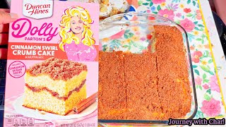 DOLLY PARTONS CINNAMON CRUMB CAKE LETS GIVE IT A TASTE [upl. by Yerffoeg]