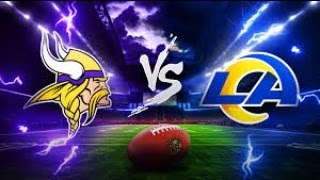 Vikings vs Rams Live PlayByPlay and Reaction [upl. by Carrew454]