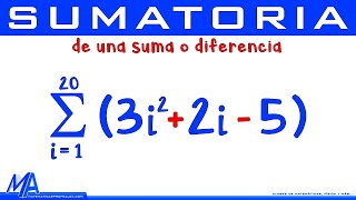 Sumatoria de suma o diferencia [upl. by Jade]