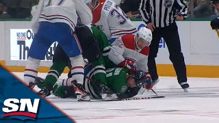 Jonathan Drouin Cross Checks Tyler Seguin In The Head And Is Assessed A Major [upl. by Niwre]