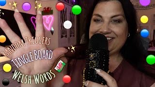 ASMR  Random amp Unpredictable Triggers Welsh 🏴󠁧󠁢󠁷󠁬󠁳󠁿 Words low Lighting [upl. by Hanimay539]