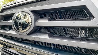 Cheap 10 Tacoma SR5 Grille Mod Looks Better Than TRD Pro [upl. by Annadiana]