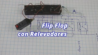 Circuito Biestable o Flip Flop con Relevadores [upl. by Marcoux494]