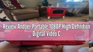 Review Andoer Portable 1080P High Definition Digital Video Camera DV Camcorder 16MP 27 Inch LCD Scr [upl. by Cordell623]