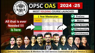 Full Course for OPSC OCS BATCH 2025  Entire Prospectus  Odisha Preps  OP oas opsc [upl. by Dnomaj]