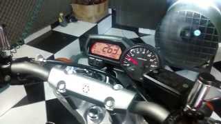 FZ6 FAZER 600  Teste no DinamÃ´metro 267kmh  Dyno Mania [upl. by Myrah938]