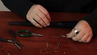 Bending Wire to Make Teardrop Wire Earrings  Assorted Crafts [upl. by Nereids]