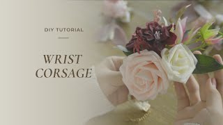 How to DIY a wrist corsage for wedding [upl. by Farron]