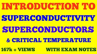 SUPERCONDUCTORS  SUPERCONDUCTIVITY  BASICS OF SUPERCONDUCTORS amp SUPERCONDUCTIVITY  WITH NOTES [upl. by Esyned]