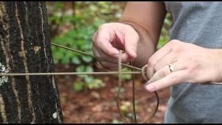 Black Scout Tutorials  Tying a Truckers Hitch [upl. by Merle]