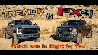 Ford Superduty Tremor vs FX4 whats the difference and which is right for you [upl. by Iccir]