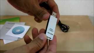 TPLink TLWN821N 300Mbps Wireless N USB Adapter Unboxing and Testing [upl. by Adnicaj]