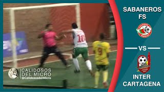 SABANEROS FS 🆚 INTER CARTAGENA  Mejores jugadas [upl. by Aissyla]